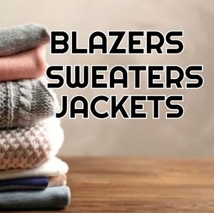 Women’s sweaters jackets and blazers
